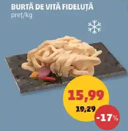Penny Burtă de vită fideluță Ofertă