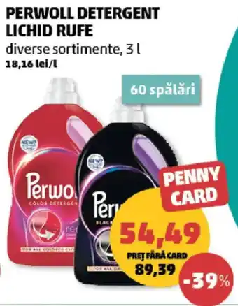 Penny Perwoll detergent lichid rufe Ofertă