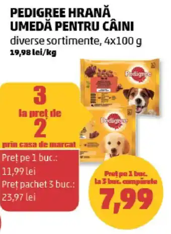 Penny Pedigree hrană umedă pentru câini Ofertă
