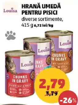 Penny Louisa hrană umedă pentru pisici Ofertă