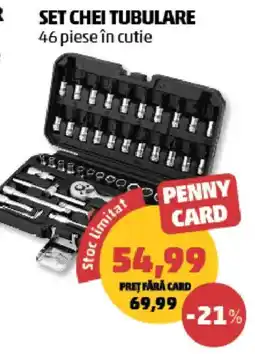 Penny Penny Card set chei tubulare Ofertă