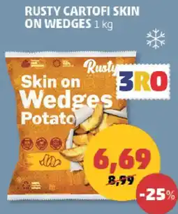 Penny Rusty skin on wedges potato Ofertă