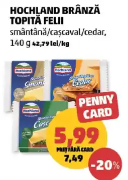 Penny Hochland brânză topită felii Ofertă