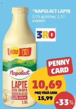 Penny Napolact lapte Ofertă