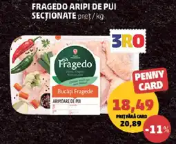 Penny Fragedo aripi de pui secționate Ofertă