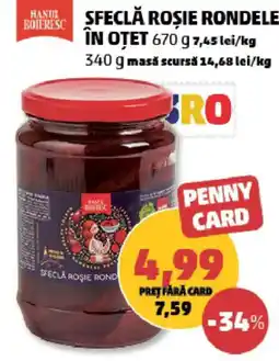 Penny Hanul Boieresc Sfeclă Roșie Rondele Ofertă