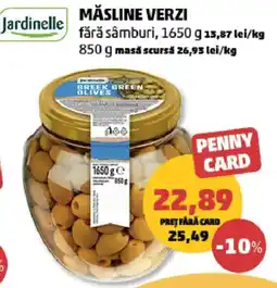 Penny Jardinelle măsline verzi fără sâmburi Ofertă