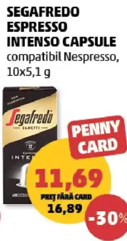 Penny Segafredo espresso intenso capsule Ofertă