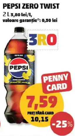 Penny Pepsi zero twist Ofertă