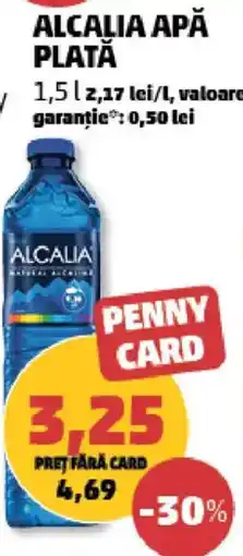 Penny Alcalia apă plată Ofertă