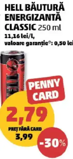 Penny Hell băutură energizantă classic Ofertă