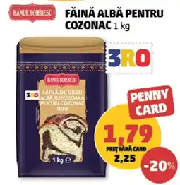 Penny Hanul Boieresc făină albă pentru cozonac Ofertă