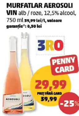 Penny Aerosoli vin alb / roze Ofertă