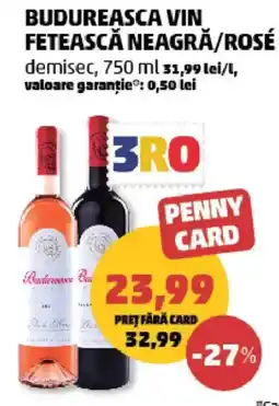 Penny Budureasca vin feteasca neagra/rosé Ofertă