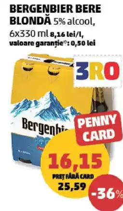 Penny Bergenbier bere blondă Ofertă