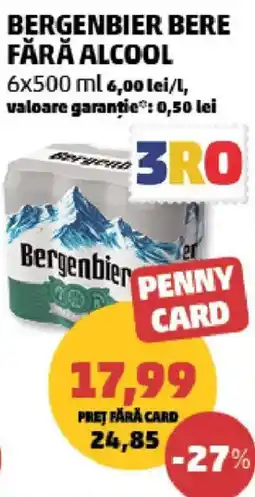 Penny Bergenbier bere fără alcool Ofertă