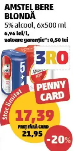 Penny Amstel bere blondă Ofertă