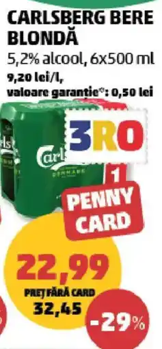Penny Carlsberg bere blondă Ofertă