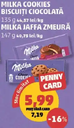 Penny Milka cookies biscuiti ciocolata Ofertă