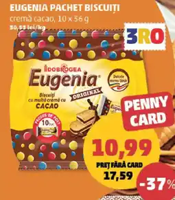 Penny Eugenia biscuiti cremă cacao Ofertă