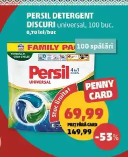 Penny PERSIL DETERGENT DISCURI universal, 100 buc Ofertă