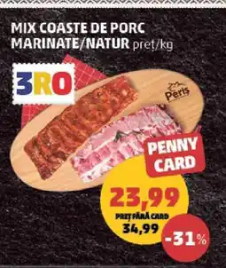 Penny MIX COASTE DE PORC MARINATE/NATUR Ofertă