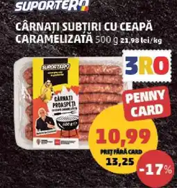 Penny Cârnați subțiri cu ceapă caramelizată Ofertă