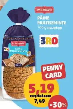 Penny Pâine multiseminte Ofertă