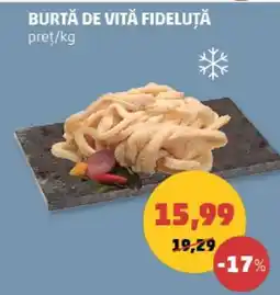 Penny Burtă de vită fideluță Ofertă