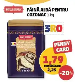 Penny Făină albă pentru cozonac 1 kg Ofertă