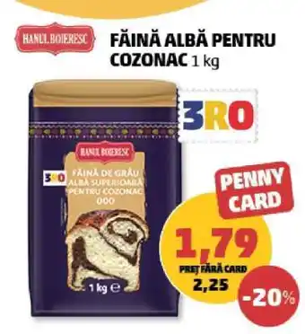 Penny Făină albă pentru cozonac 1 kg Ofertă