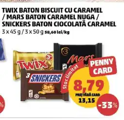 Penny Twix, Mars, Snickers Baton Ofertă