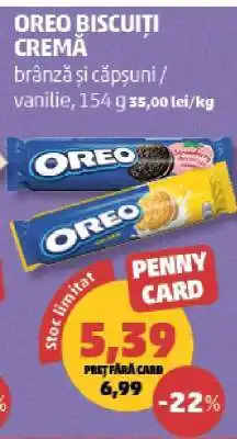 Penny OREO BISCUITI CREMĂ Ofertă