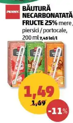 Penny Băutură necarbonatată fructe 25% Ofertă