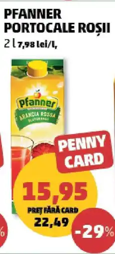 Penny PFANNER PORTOCALE ROȘII Ofertă