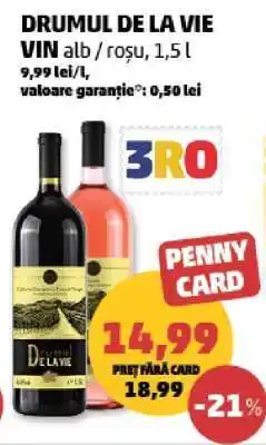 Penny DRUMUL DE LA VIE VIN alb / roșu, 1,5 l Ofertă