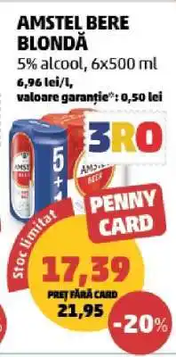 Penny AMSTEL Bere blondă Ofertă