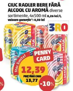 Penny CIUC RADLER BERE FĂRĂ ALCOOL CU AROMĂ Ofertă