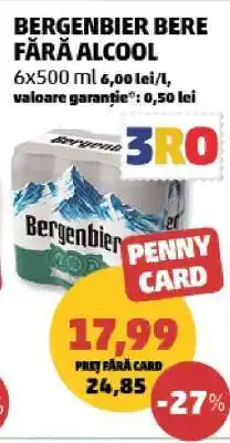 Penny BERGENBIER Bere fără alcool Ofertă