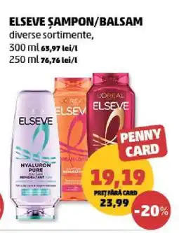 Penny Elseve Șampon/Balsam Ofertă