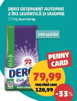 Penny DERO DETERGENT AUTOMAT 2 ÎN1 LEVĂNȚICĂ ȘI IASOMIE Ofertă