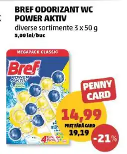 Penny BREF ODORIZANT WC POWER AKTIV Ofertă