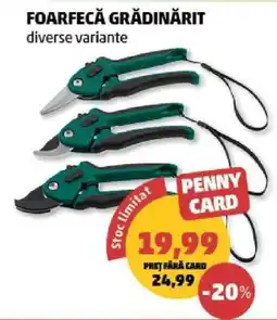 Penny Foarfecă grădinărit Ofertă