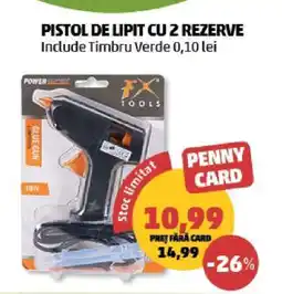 Penny Pistol de lipit cu 2 rezerve Ofertă