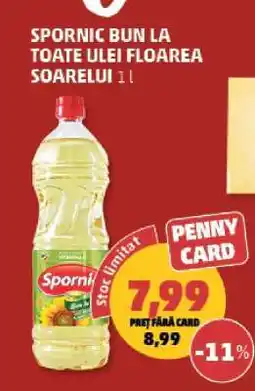 Penny Spornic Bun La Toate Ulei Floarea Soarelui 1L Ofertă