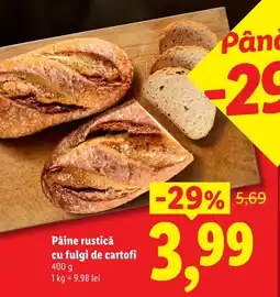 Lidl Pâine rustică cu fulgi de cartofi Ofertă