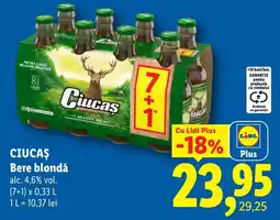 Lidl Ciucas Bere blondă Ofertă