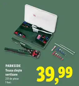 Lidl Parkside trusa clește sertizare Ofertă