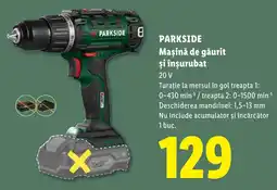 Lidl Parkside mașină de găurit și înșurubat Ofertă