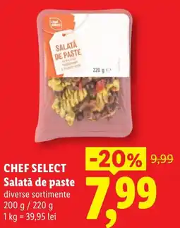 Lidl Chef Select Salată de paste Ofertă